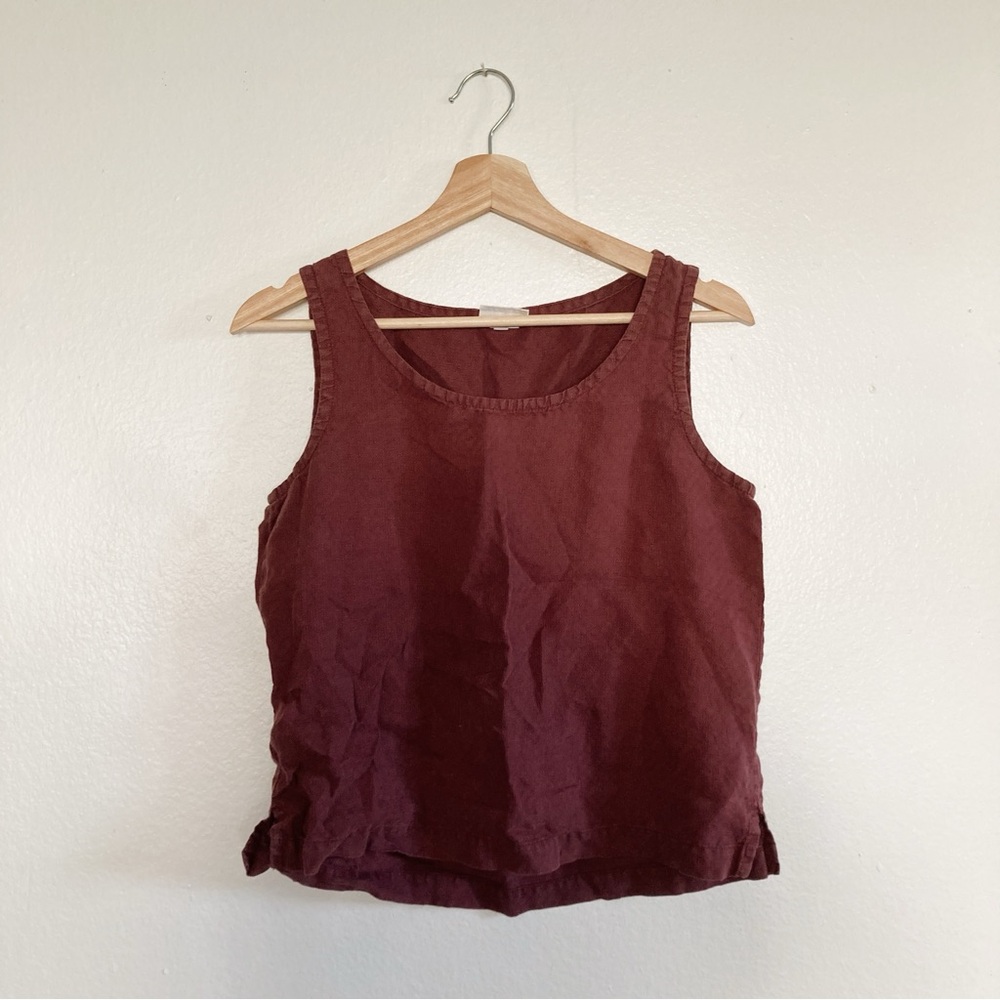 Eileen Fisher linen tank top